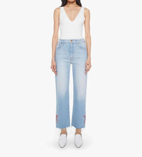 Mother - Rambler Zip Slice Hover Fray Jeans