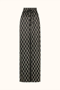 Shona Joy - Silk Contrast Relaxed Pant