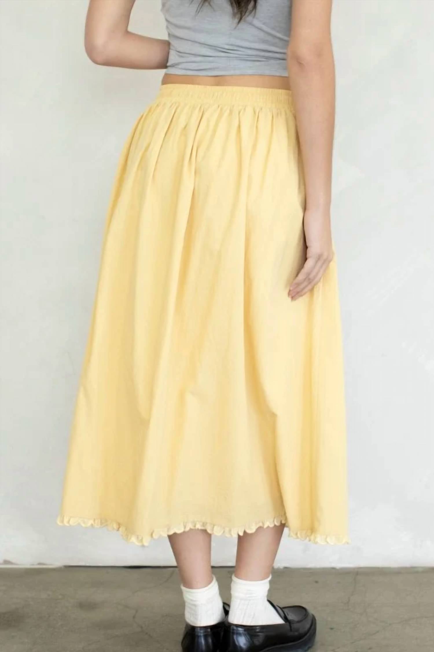 Things Between - Cotton Apron Skirt