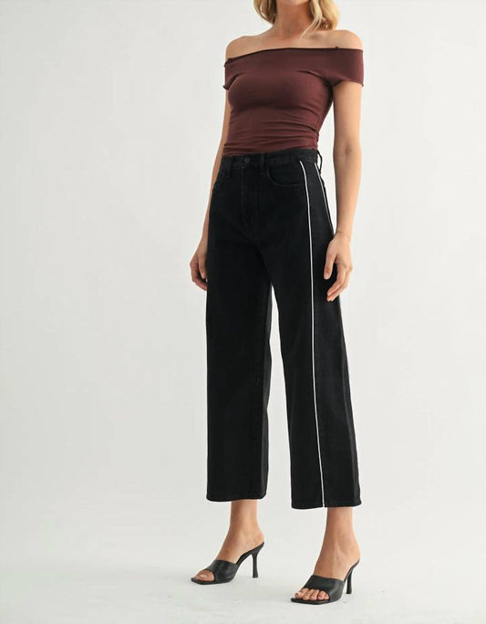 Just Black Denim - Twist Barrel Jean