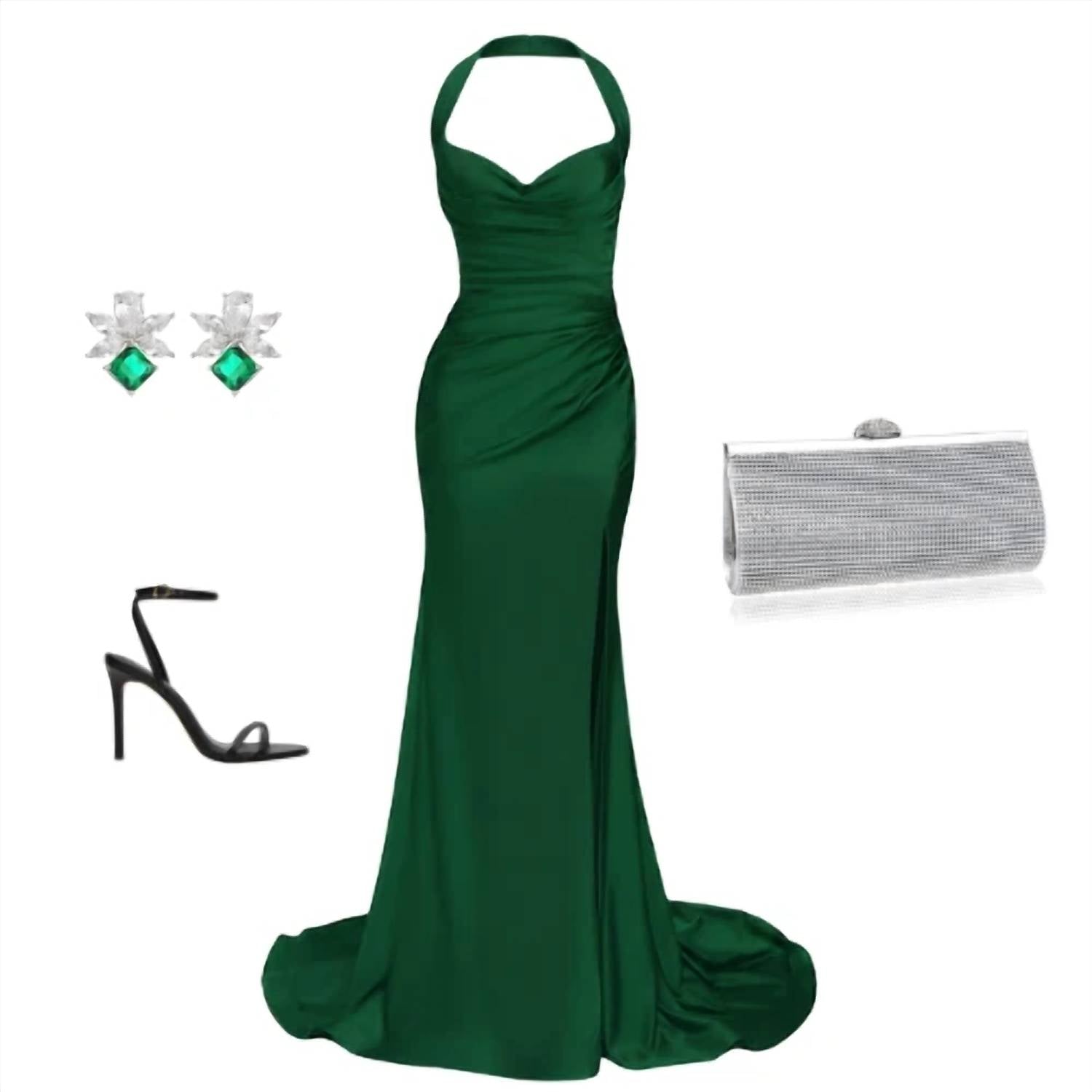 Ever After Bridal Atlanta - Women's Allure Elegant Satin Evening Gown
