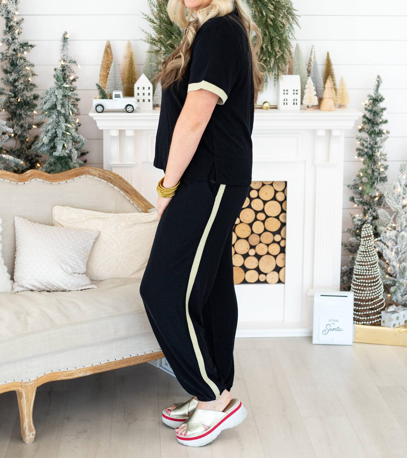 Layerz Clothing - Shimmer Lounge Pants - Plus