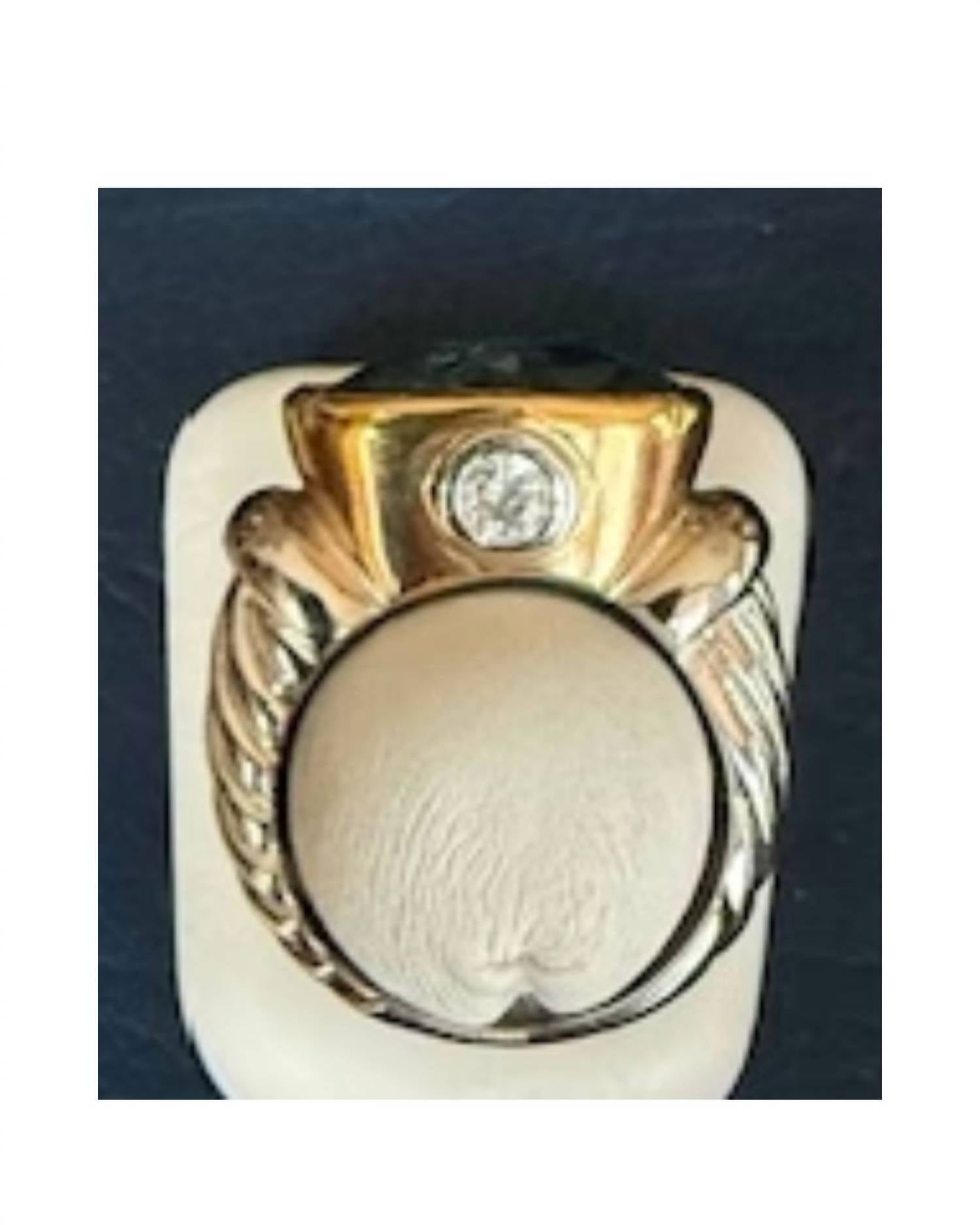 P & K Jewelry Women's Sterling Stone Ring in silver blue - women's jewelry - detail view