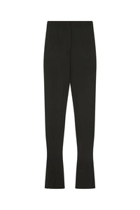 Jacquemus Pre-loved Le Pantalone Trousers With Slit Ankle And Hook & Eye in black - women's pants - view 4