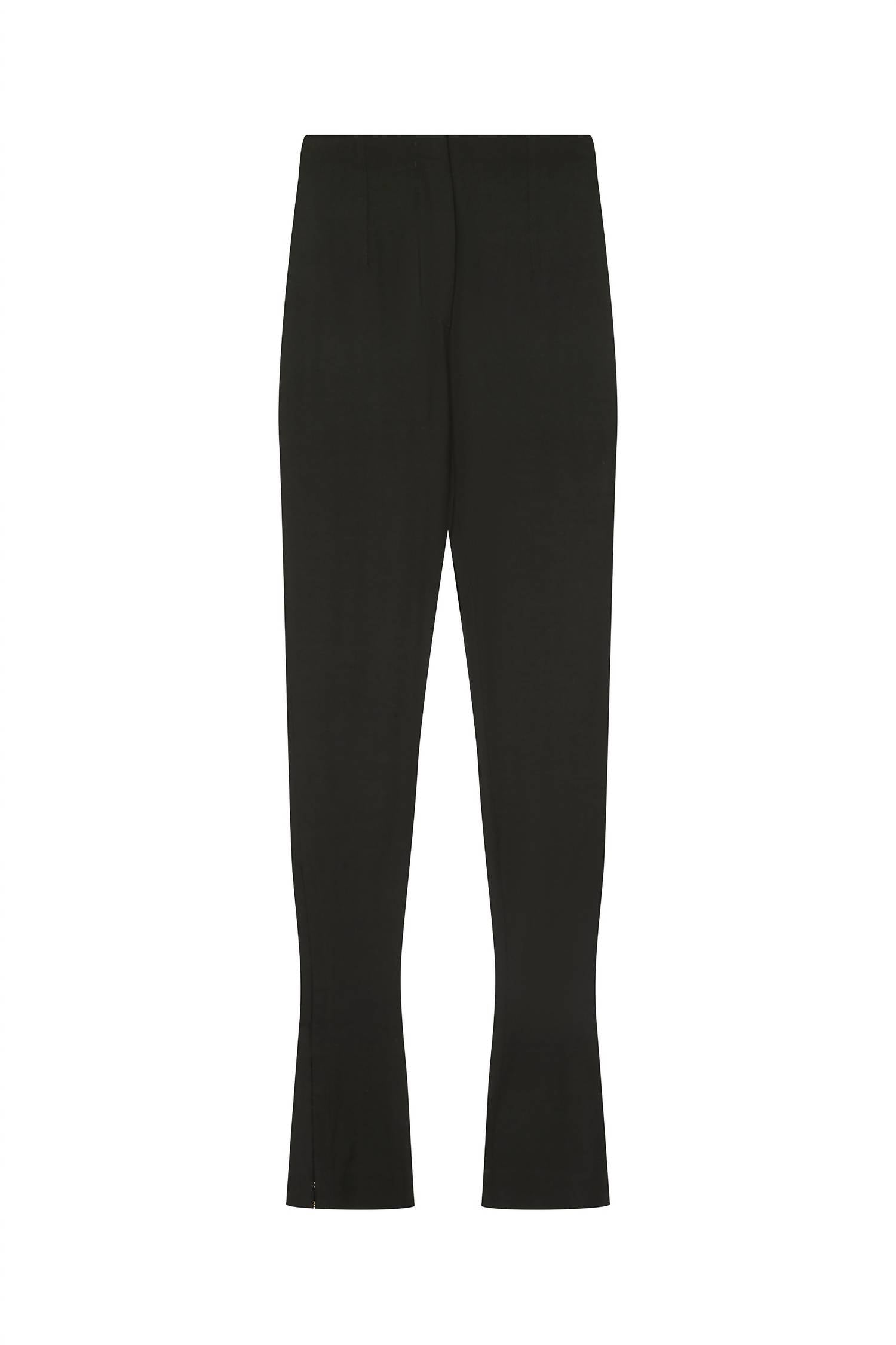 Jacquemus Pre-loved Le Pantalone Trousers With Slit Ankle And Hook & Eye in black - women's pants - view 4