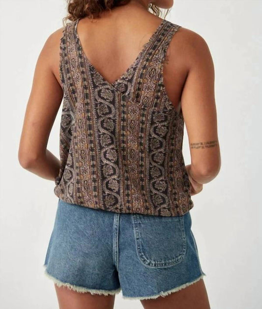 Free People - Twisted Printed Tank Top