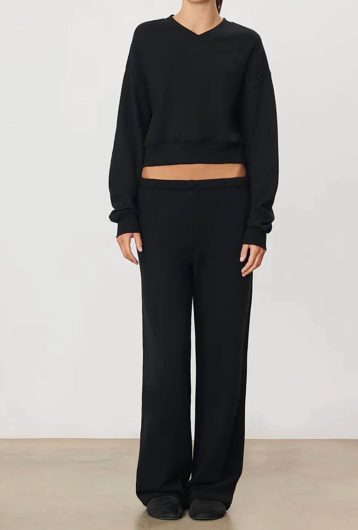 Eterne - Oversized Wide Leg Sweatpant