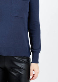 Peace Of Cloth - Metallic Pocket Crew Sweater