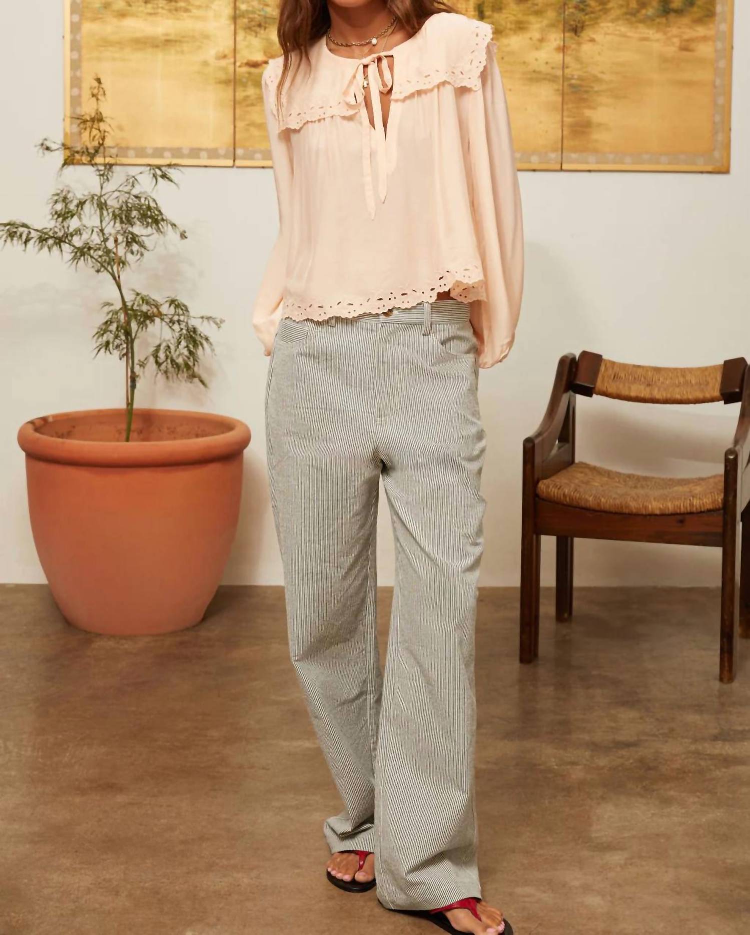 Ciao Lucia - Jona Long Sleeve Blouse Top