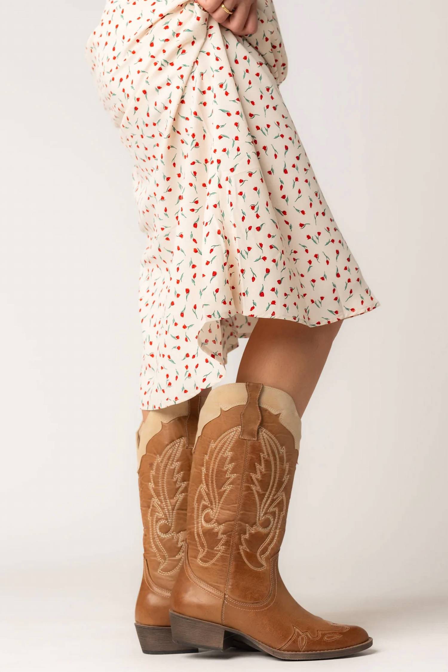 Matisse Women's Cisco Western Two Tone Boot in tan natura - women's shoe - view 7