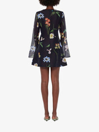 Leo Lin - Suzanne Bell Sleeve Mini Dress