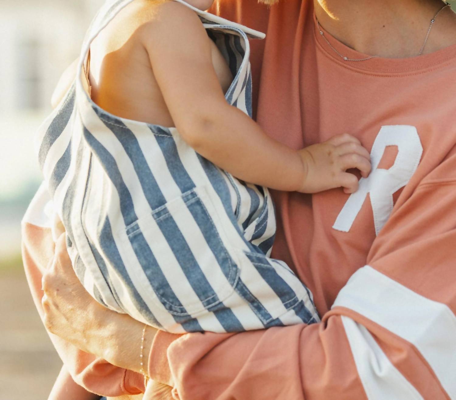 Rylee + Cru - Kid's Denim Stripe Shortalls