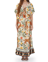 America & Beyond - Jungle Maxi Dress