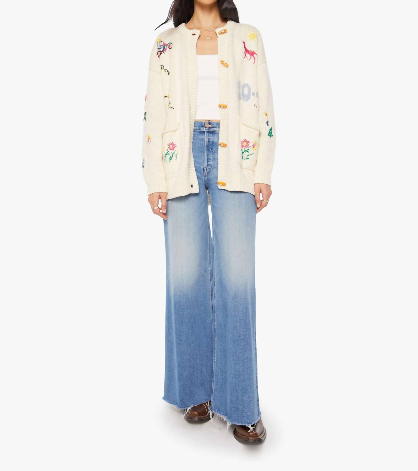 Mother - Long Drop Cardigan