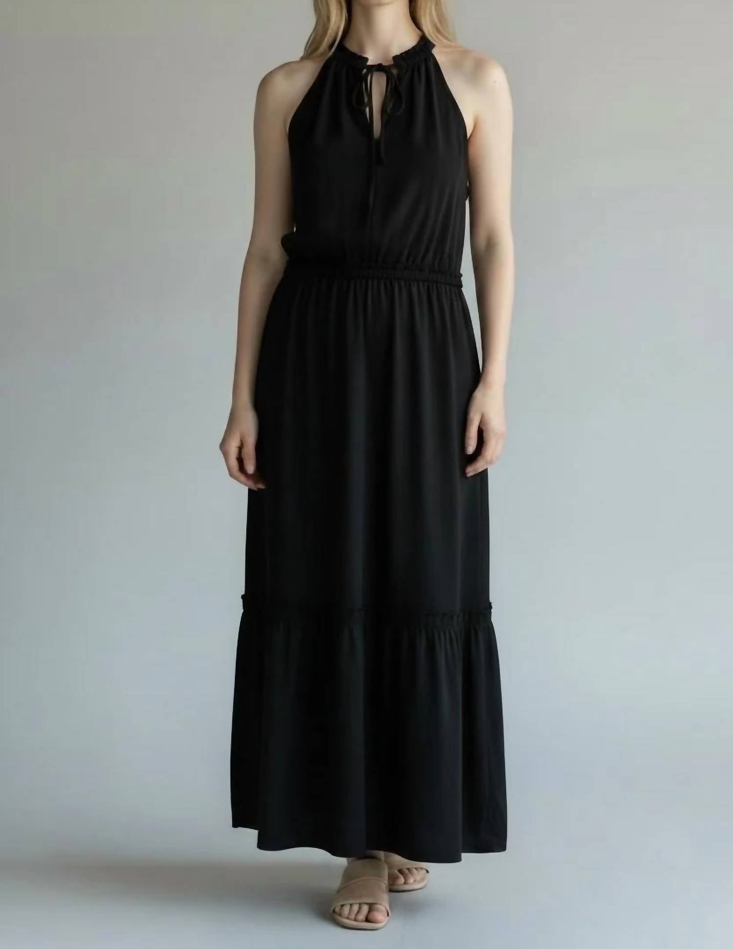 Dex - Soft Tiered Midi Dress