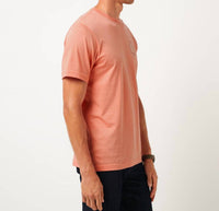 TravisMathew Deco Short Sleeve Tee in terracotta - men's t-shirt - alternate view