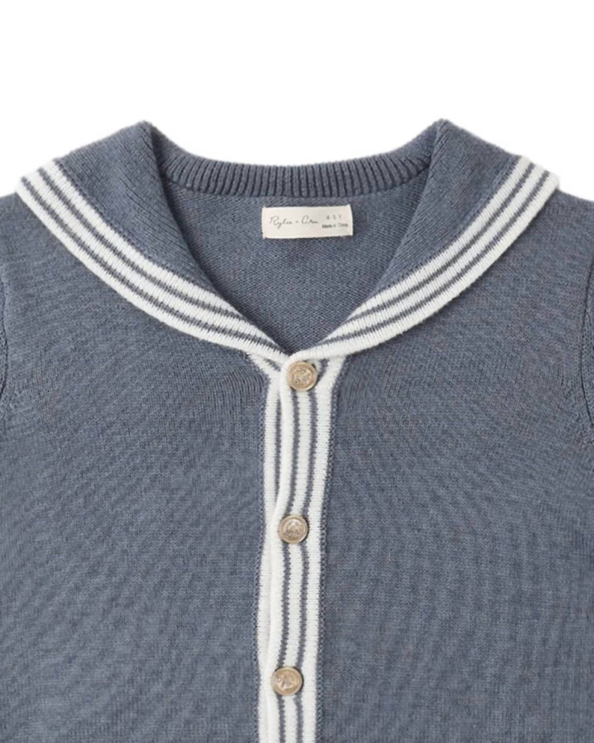 Rylee + Cru - Girl's Sailor Cardigan