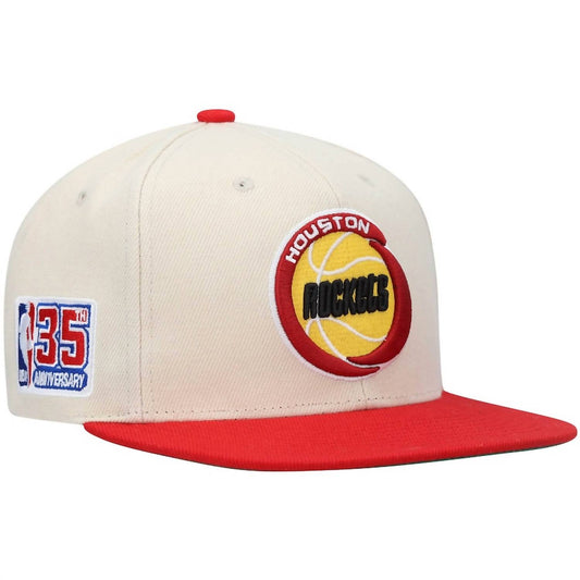 Mitchell & Ness - MEN'S NBA 35TH SIDE SNAPBACK HWC ROCKETS CAP