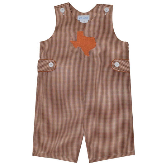 Vive La Fete - Kid's Unisex Texas Embroidered Romper