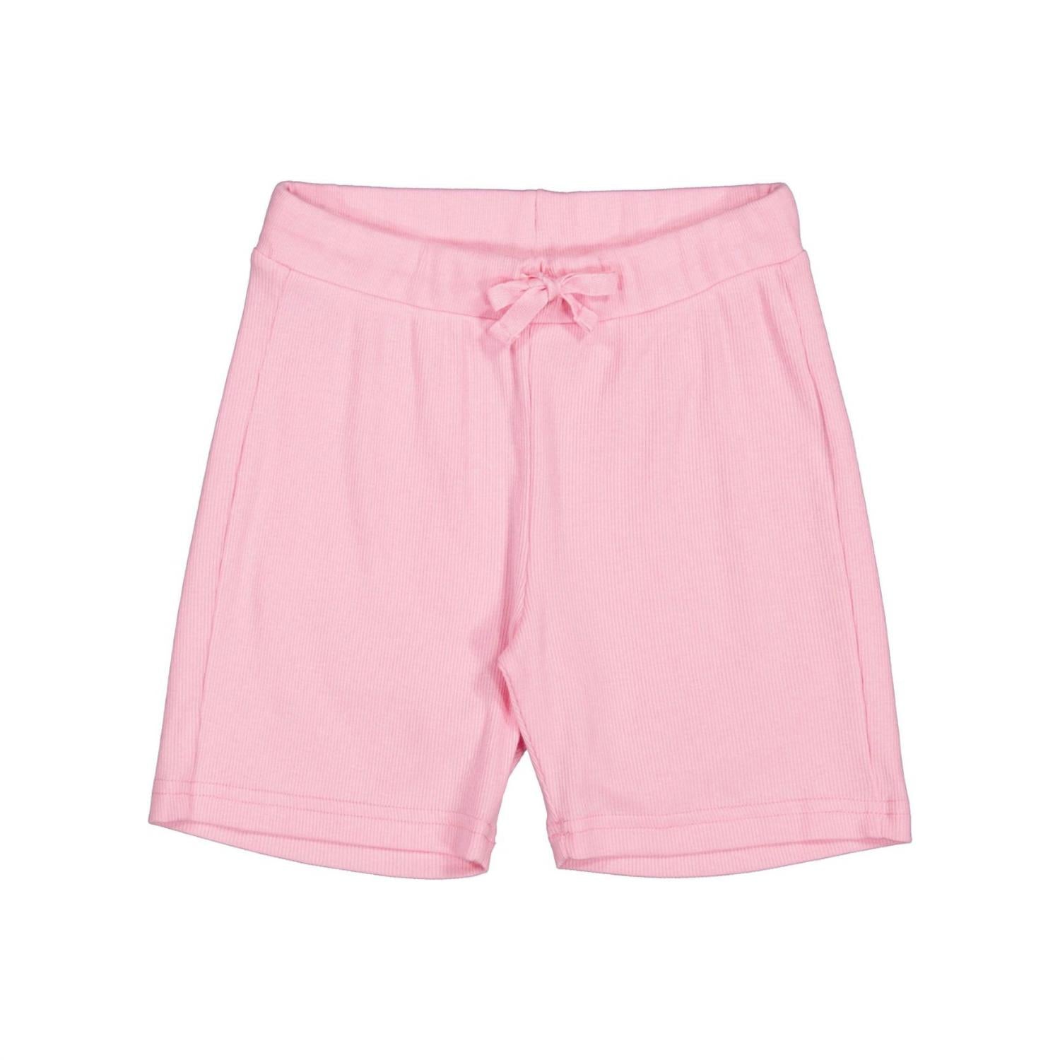 MarMar Copenhagen Kids' Paulo Modal Fine Rib Shorts in pink blossom - kids' shorts