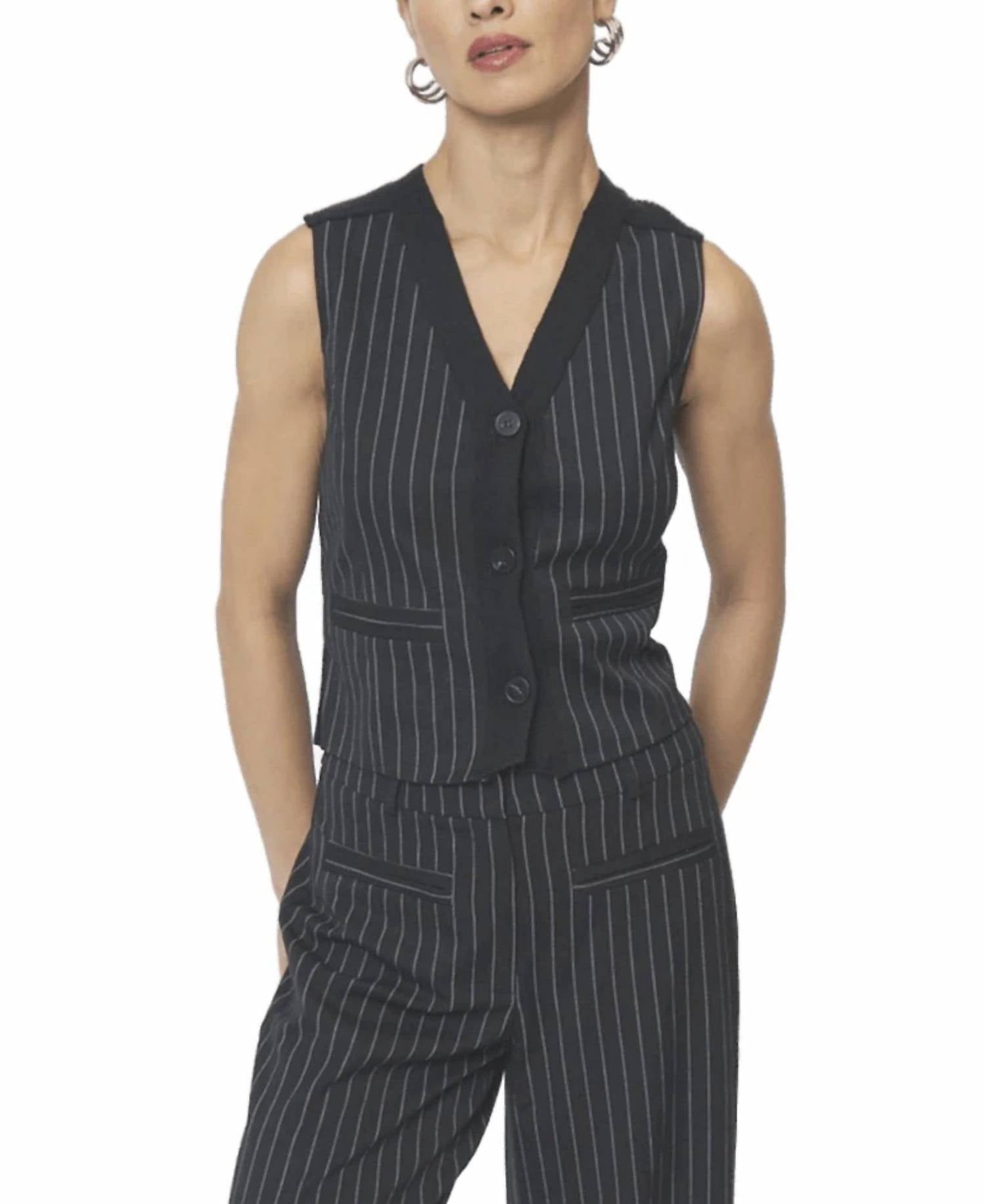 Central Park West - Astrid Pinstrip Vest