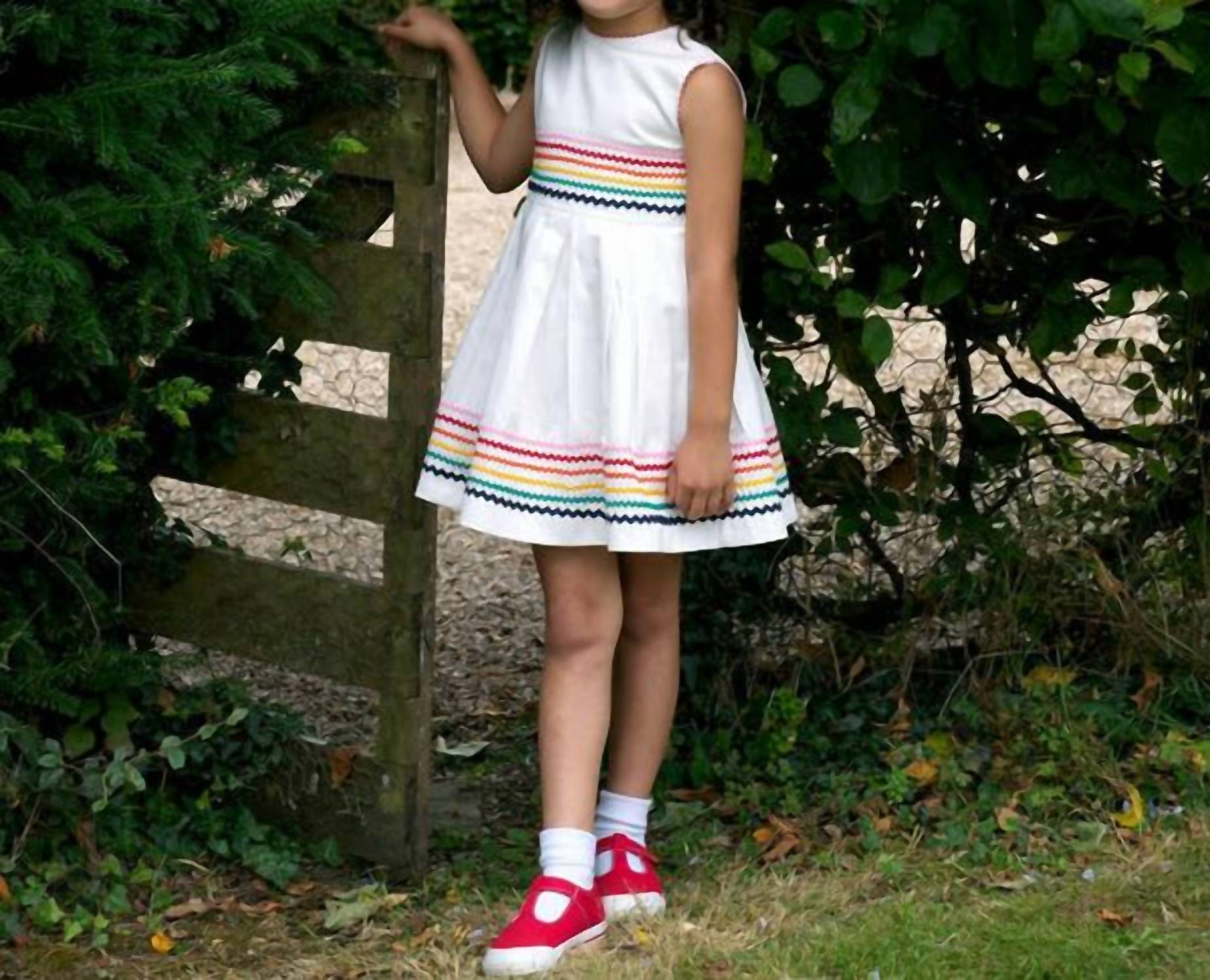 Rachel Riley - Girl's Ric Rac Applique Dress