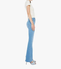 Mother - Weekender Mid Rise Flare Frayed Hem Jeans