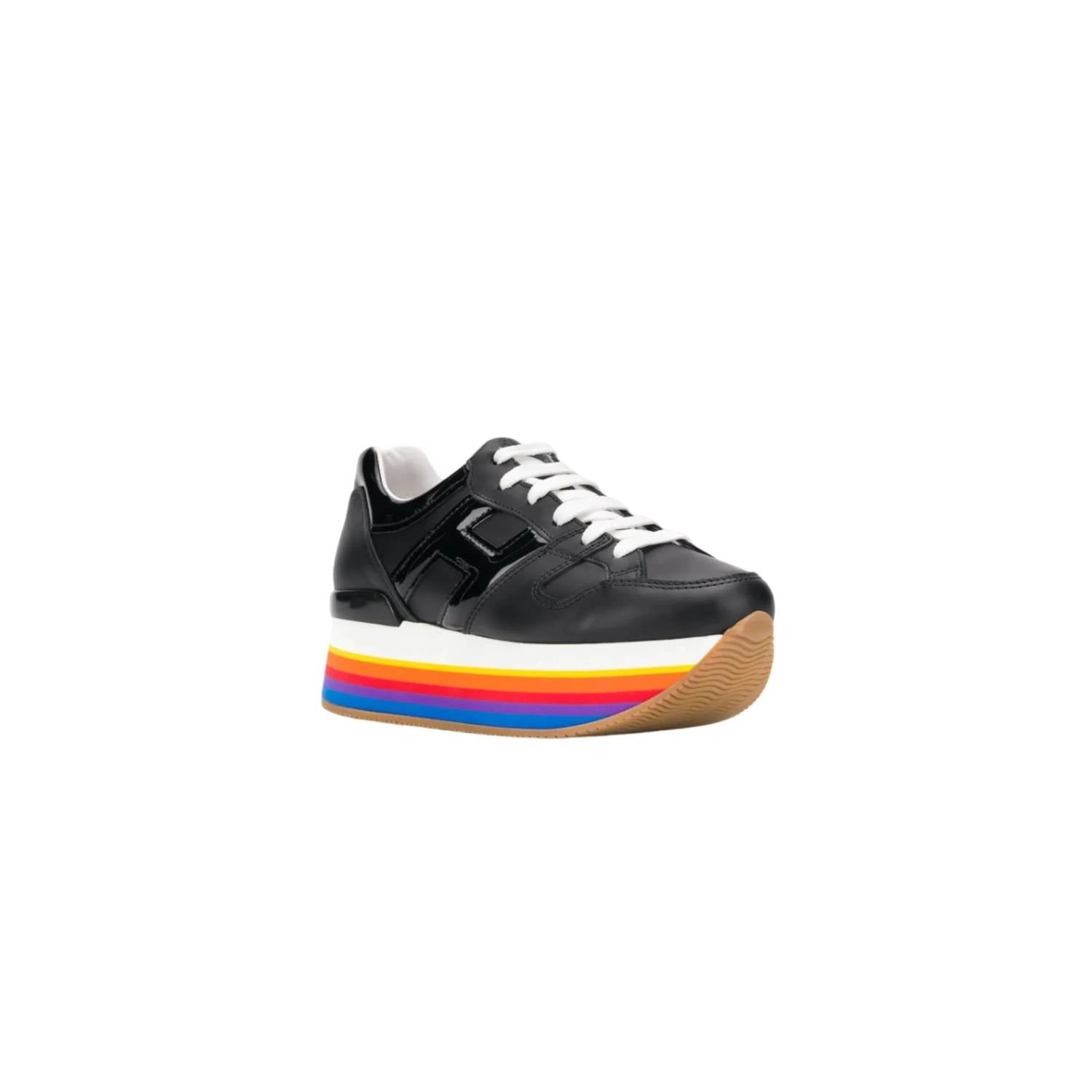 Hogan - Women's Micro Rainbow Platform Sneakers