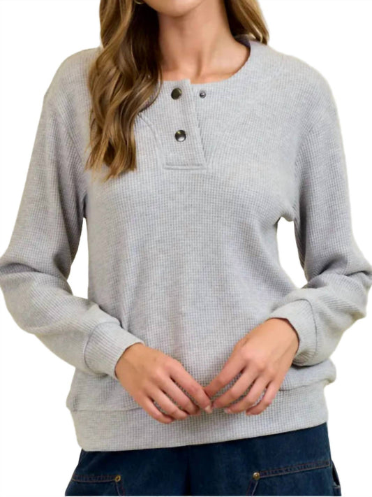 Doe And Rae - Waffle Knit Top