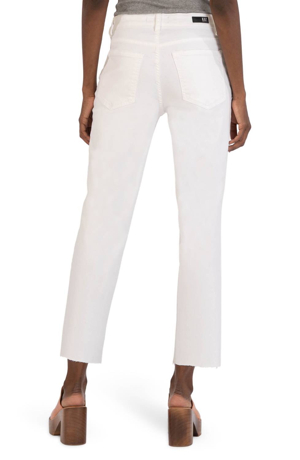 Kut From The Kloth - Rachael Hi Rise Raw Hem Mom Jeans