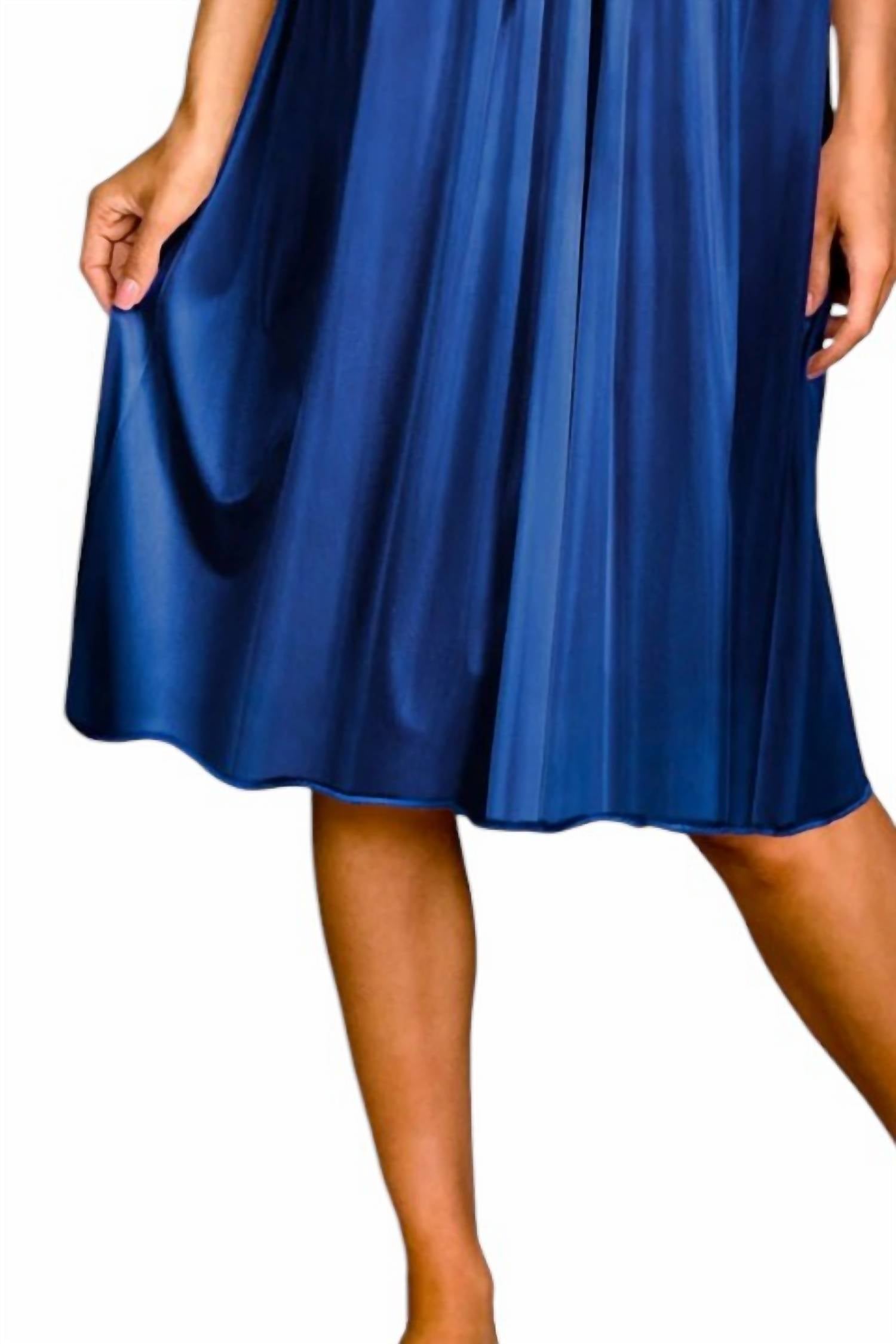 Shadowline Lingerie - Short Lace Cap Sleeve Nightgown