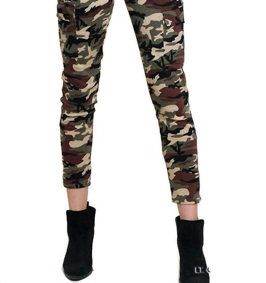 Umgee - Camo High Waist Skinny Pant