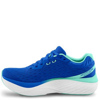 Topo Athletic Women's Atmos Running Shoes in blue aqua 1 - women's shoe - detail view