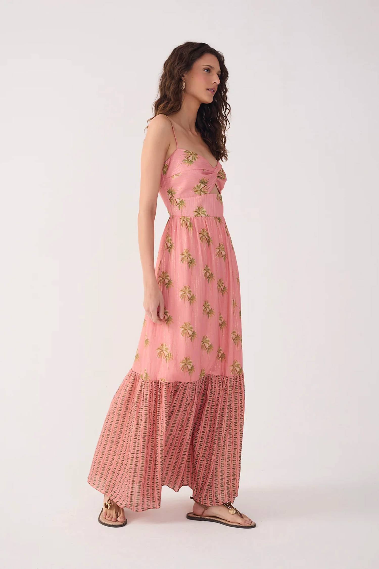 Dress To - Cut-out Tiered Maxi Dress
