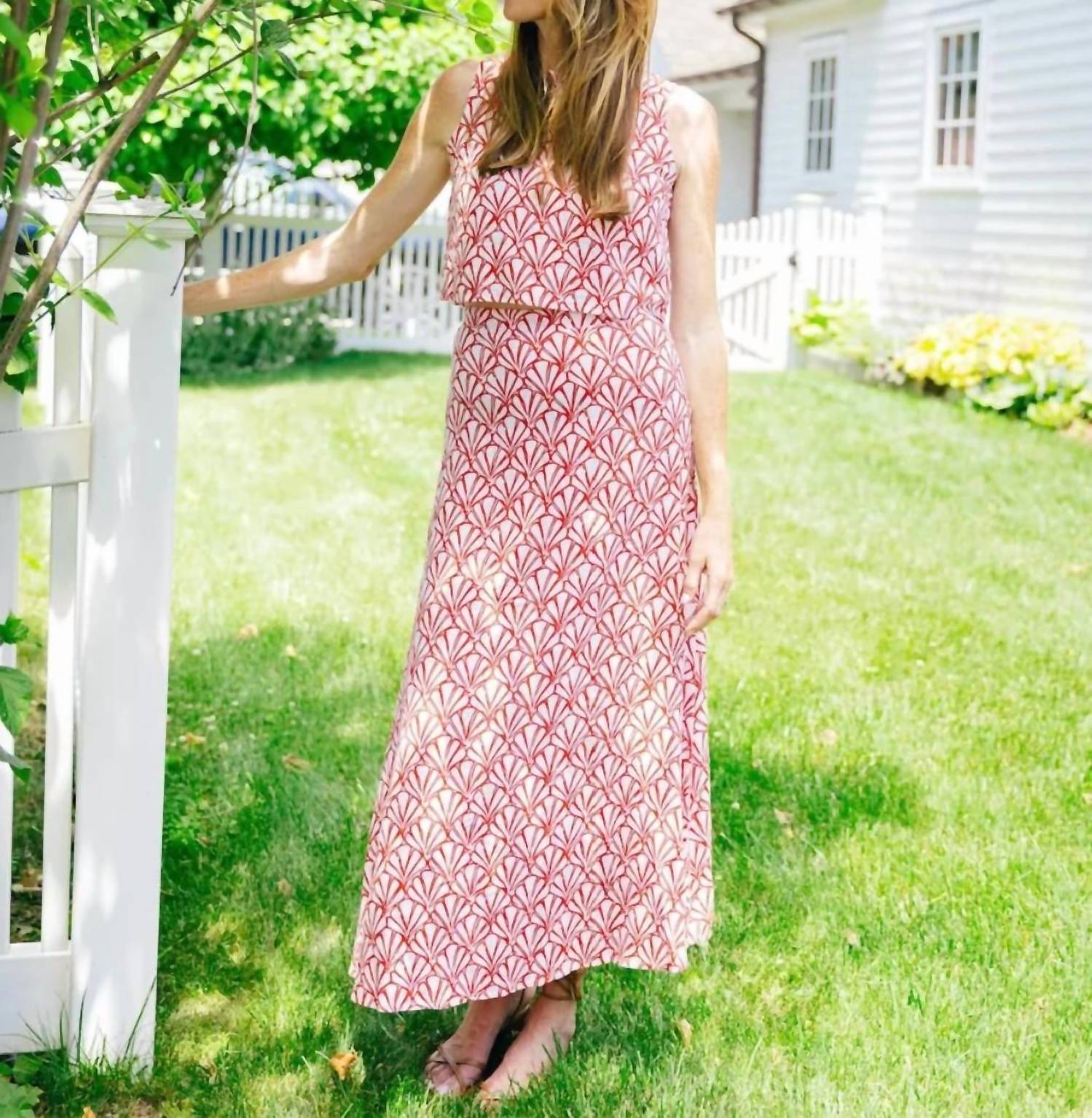 Sail To Sable - Shell Maxi Skirt Set