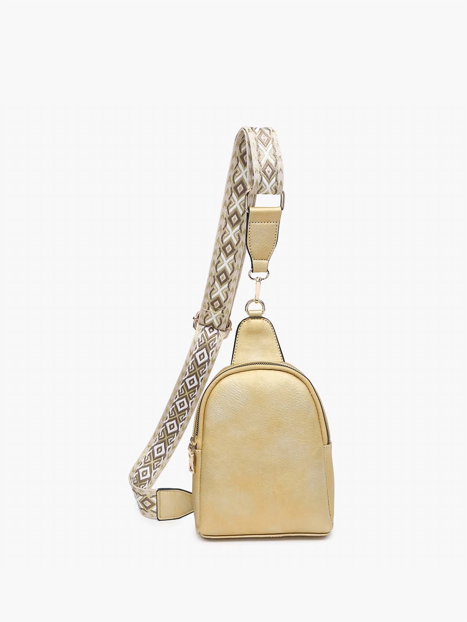 Jen & Co. - Women's Ellen Sling Bag With Guitar Strap
