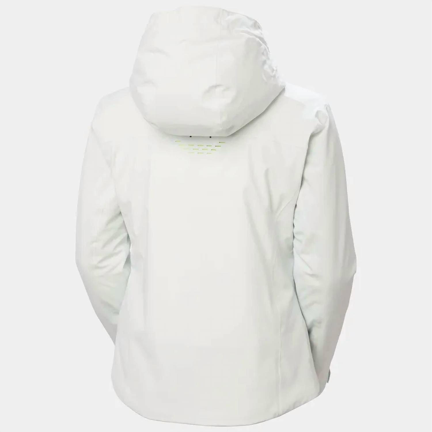 Helly Hansen Women's Alphelia Lifaloft Jacket in seafoam - women's jacket - detail view