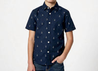 Maddie & Connor Co. - Anchors Away Button Down Shirt
