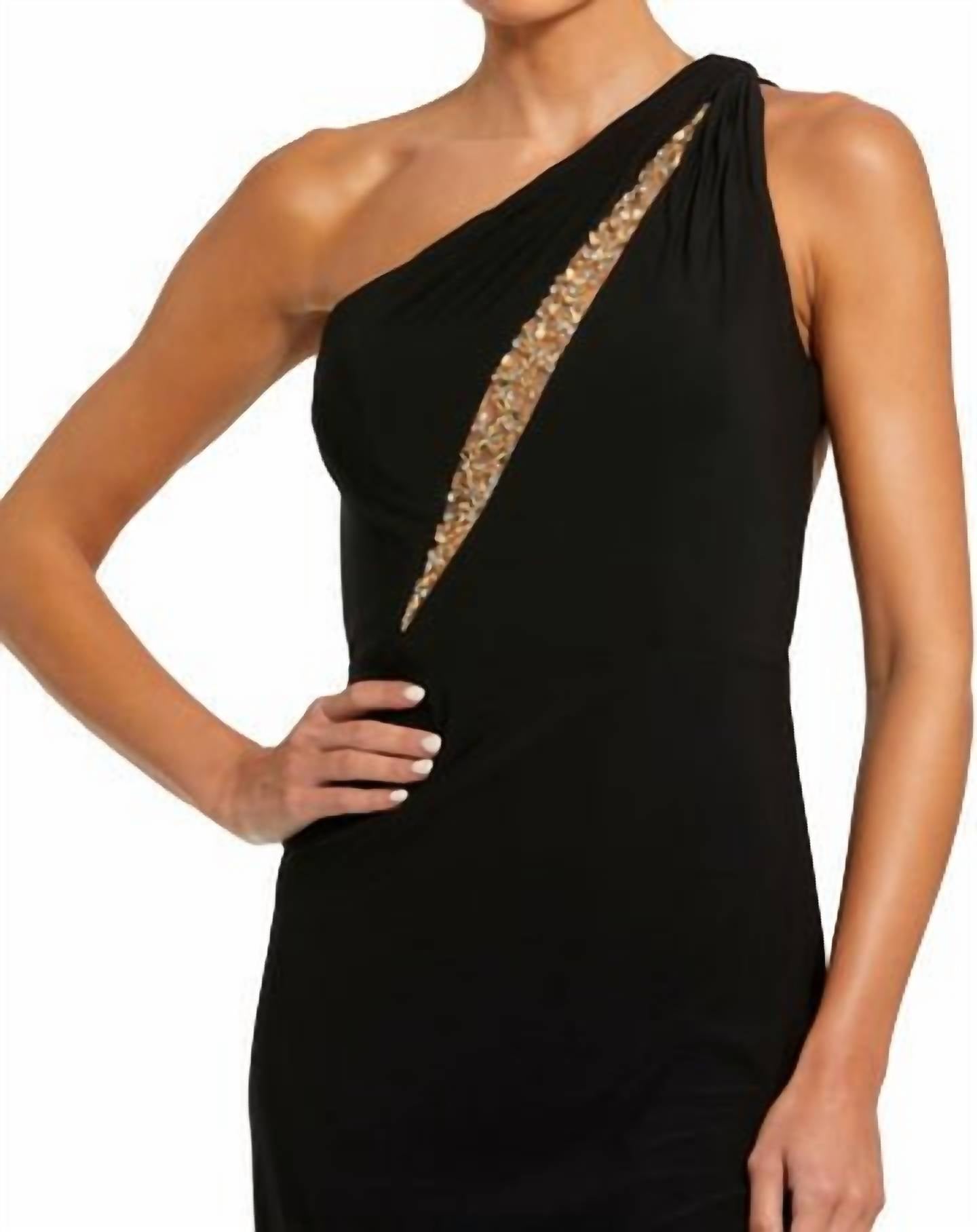Mac Duggal - Cecelia Asymmetrical One Shoulder Formal Prom Dress