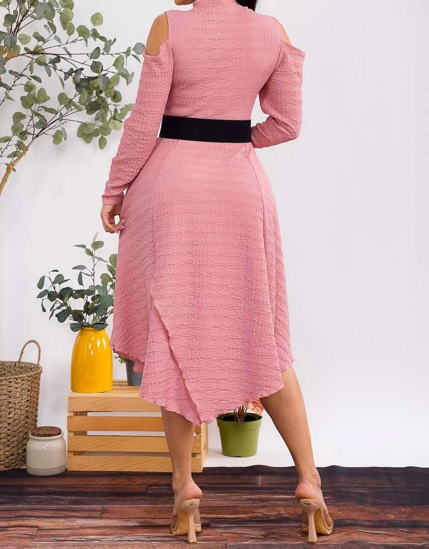 Karen T Design - Bubble Textured Midi Dress