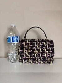 Tory Burch - Kira Tweed Mini Top Mini Bag With Handle Chain