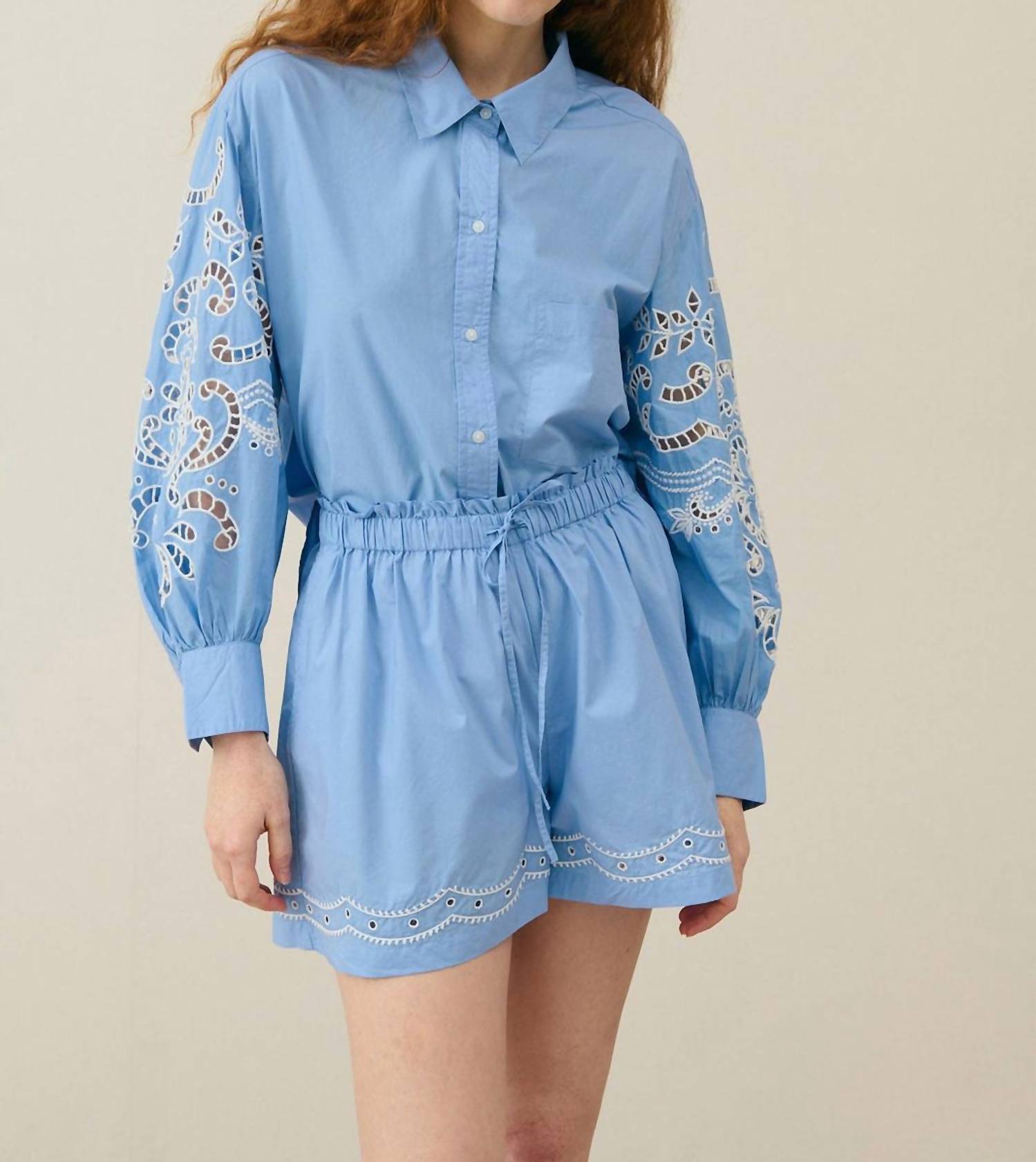 Louise Misha - Reylond Button Down Top