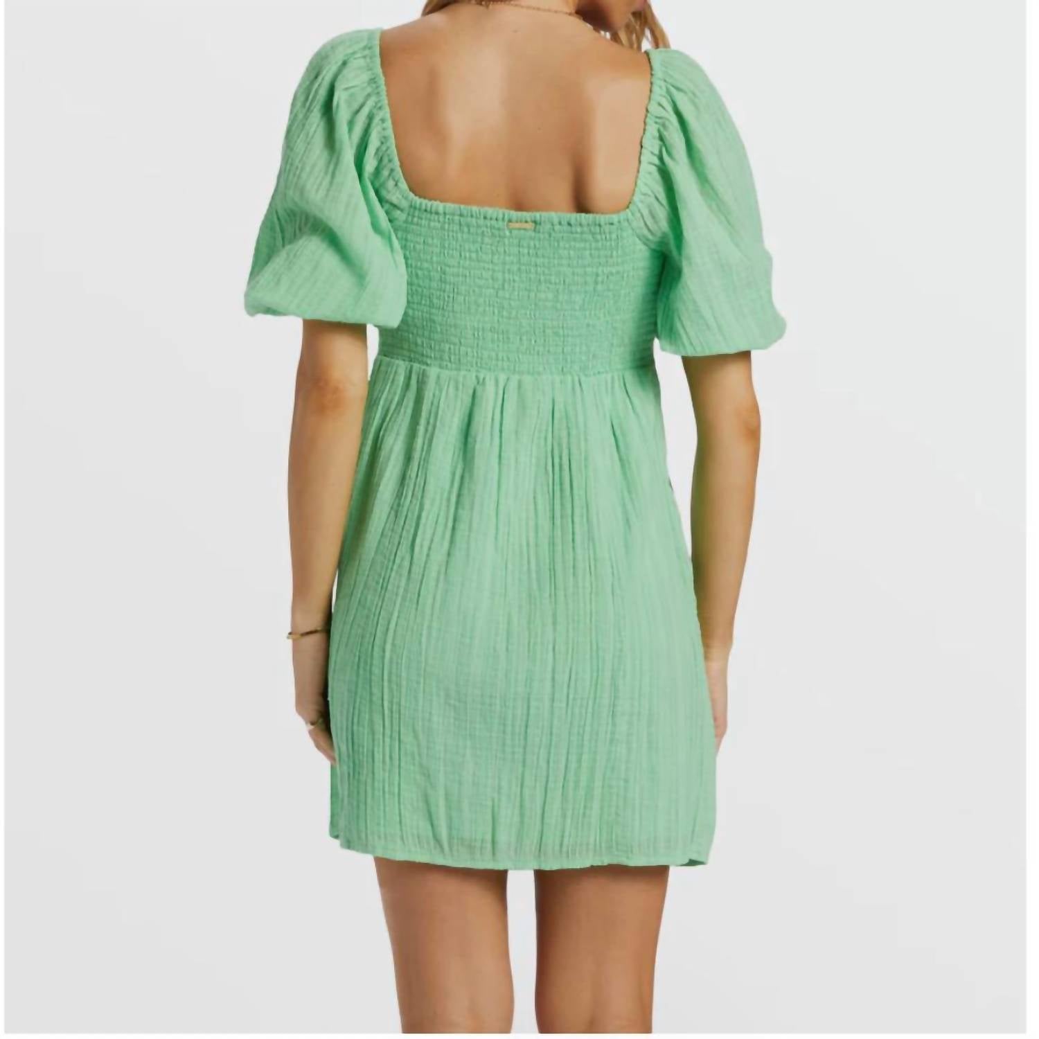 Billabong - Sol Puff Sleeve Mini Dress