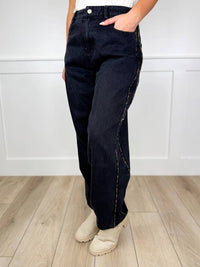 Sunday Edition - Wild Whispers High-rise Cotton Blend Barrel Jeans