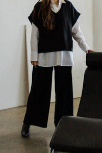 Corinne Collection Pico Vest in black - women's jacket - view 4