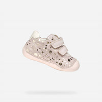 GEOX Girls Tutim Sneakers in rose off white - kids' sneaker - alternate view