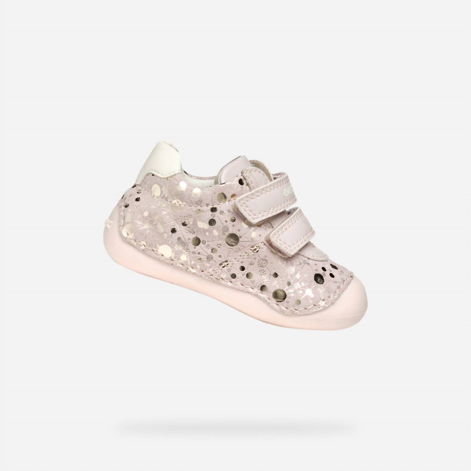 GEOX Girls Tutim Sneakers in rose off white - kids' sneaker - alternate view