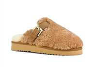 Mou - Women's Curly Sheepskin Clog