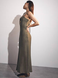 Reiss - Roxanne Linen Double-strap Slip Dress