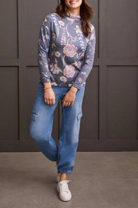 Tribal - Drop Shoulder Funnel Neck Sweater
